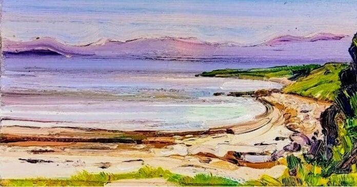 Lawrie Quigley artist painting