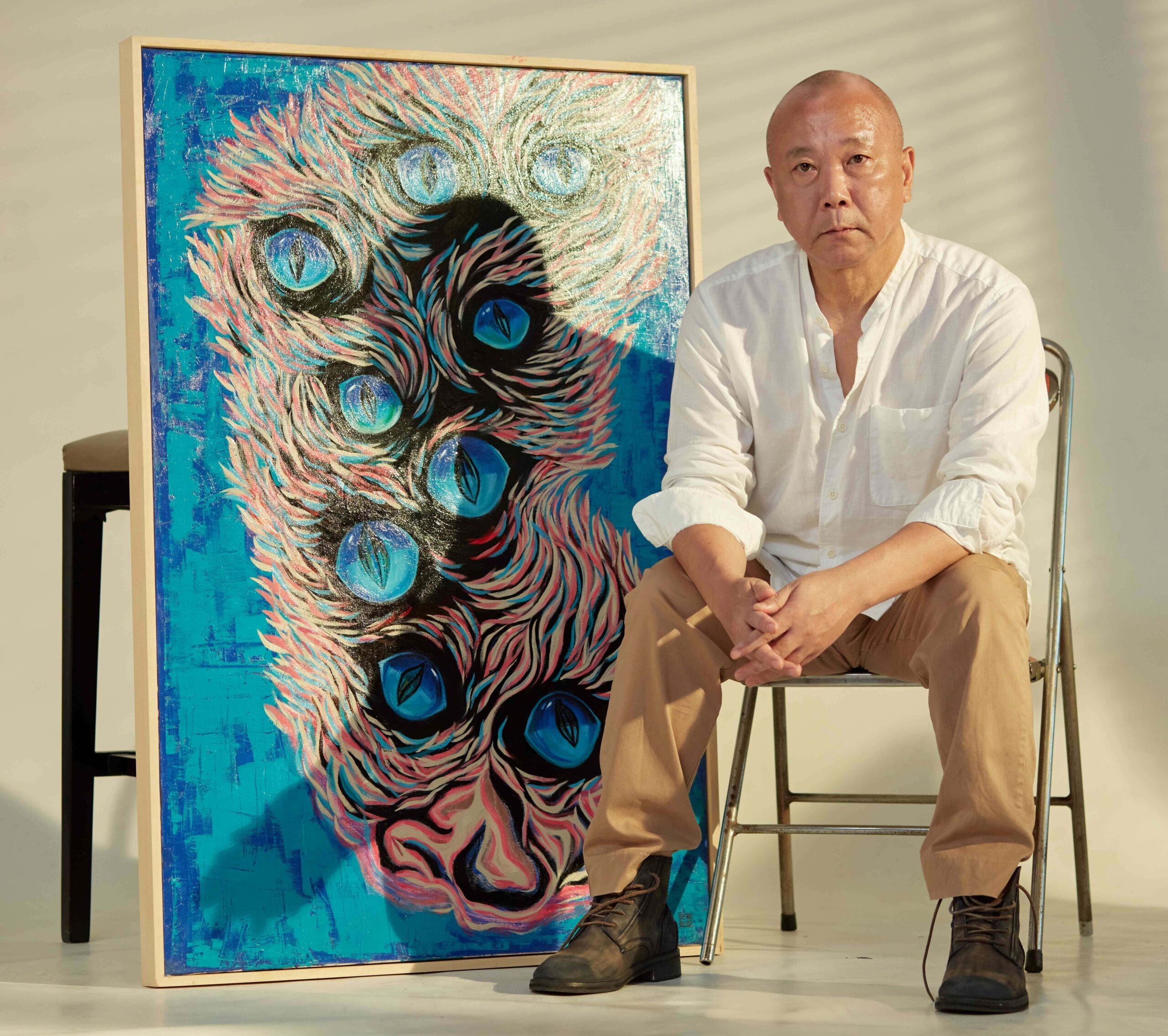 Portrait of contemporary artist Yi Zhu